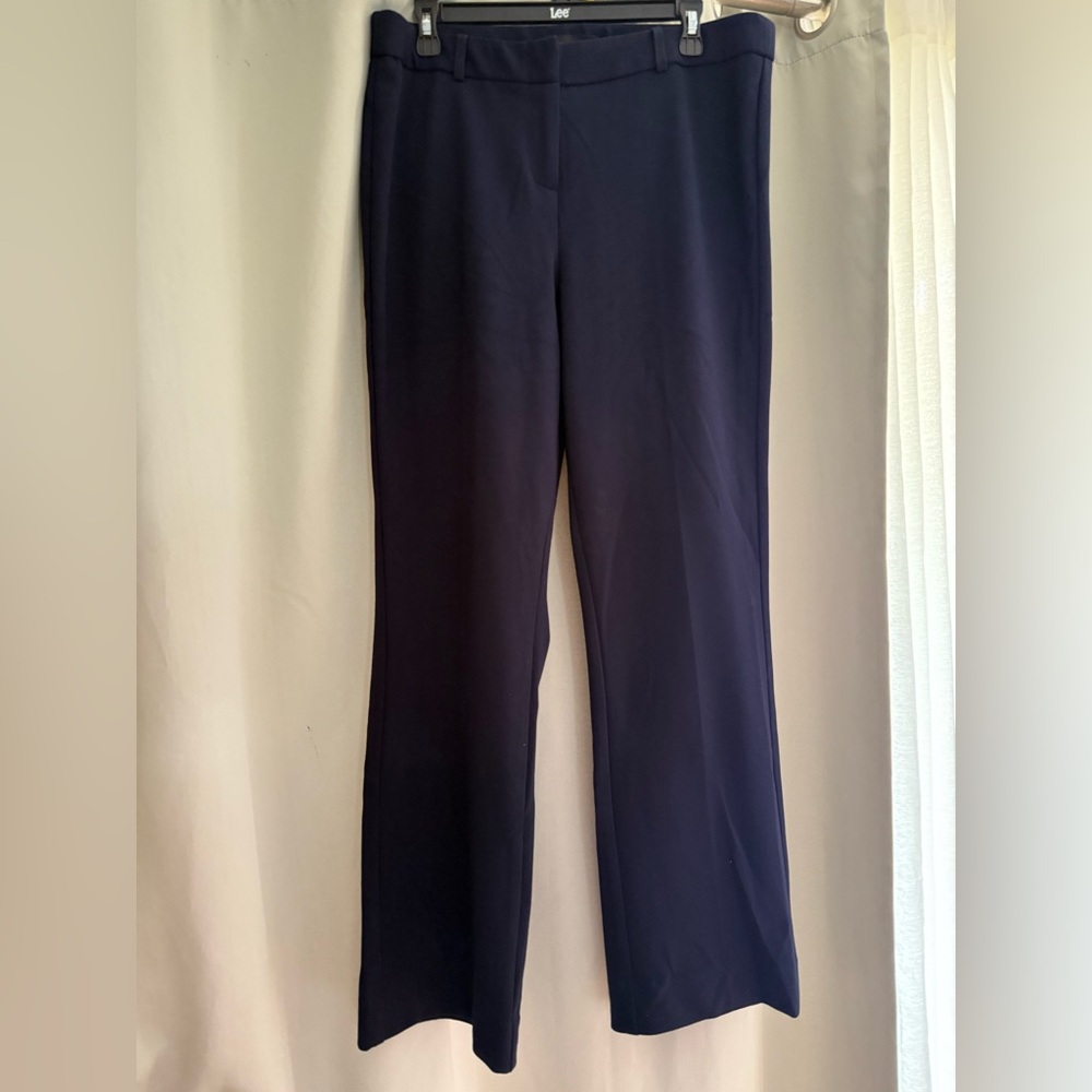 Classic Navy Women's Straight Leg Pants